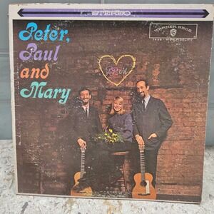 Peter Paul and Mary First Album WS 1449 Warner Bros‎ Vinyl Record